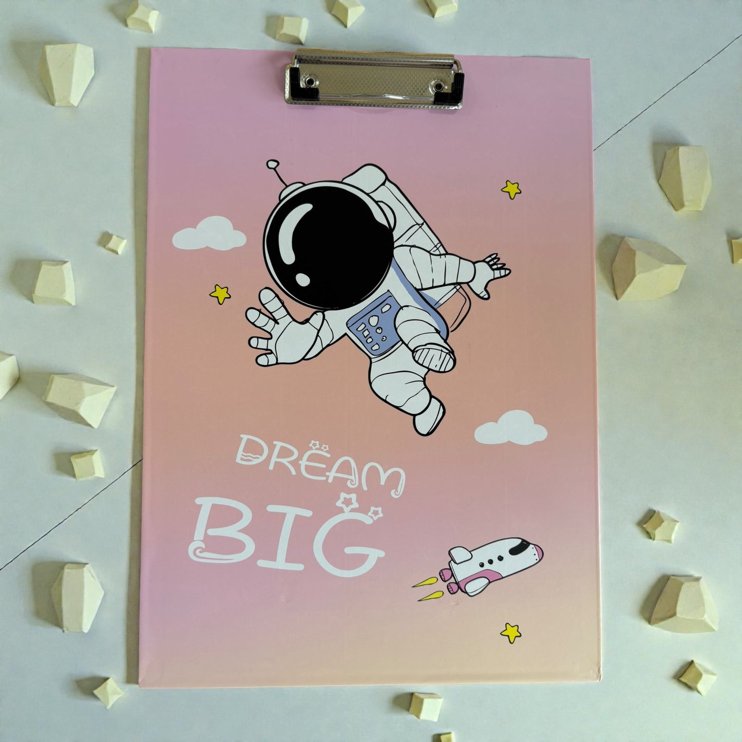 Dream Big Astronaut Clipboard Folder – A4 Size
