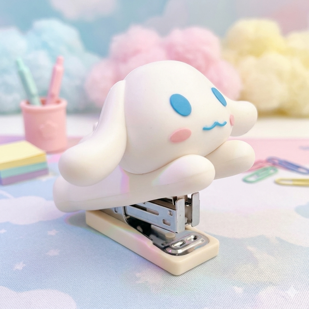 Kawaii Cartoon Staplers for Study Desk