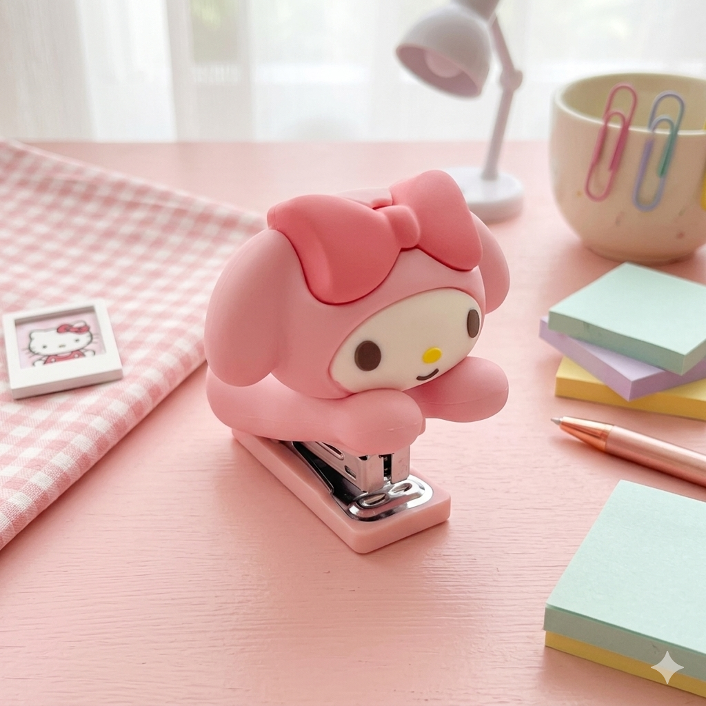 Kawaii Cartoon Staplers for Study Desk