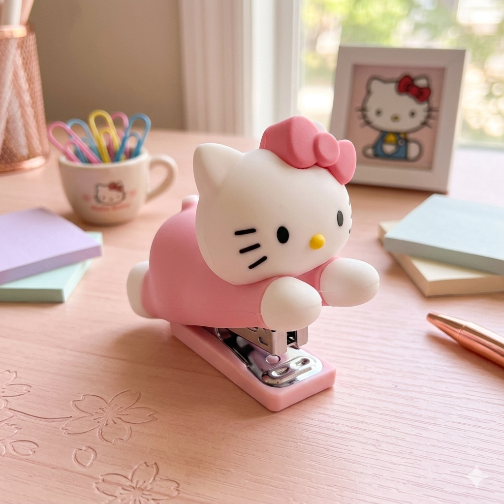 Kawaii Cartoon Staplers for Study Desk