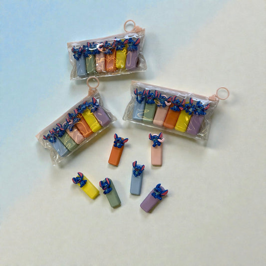 Stitch Pastel Highlighter Set - 6 Pack
