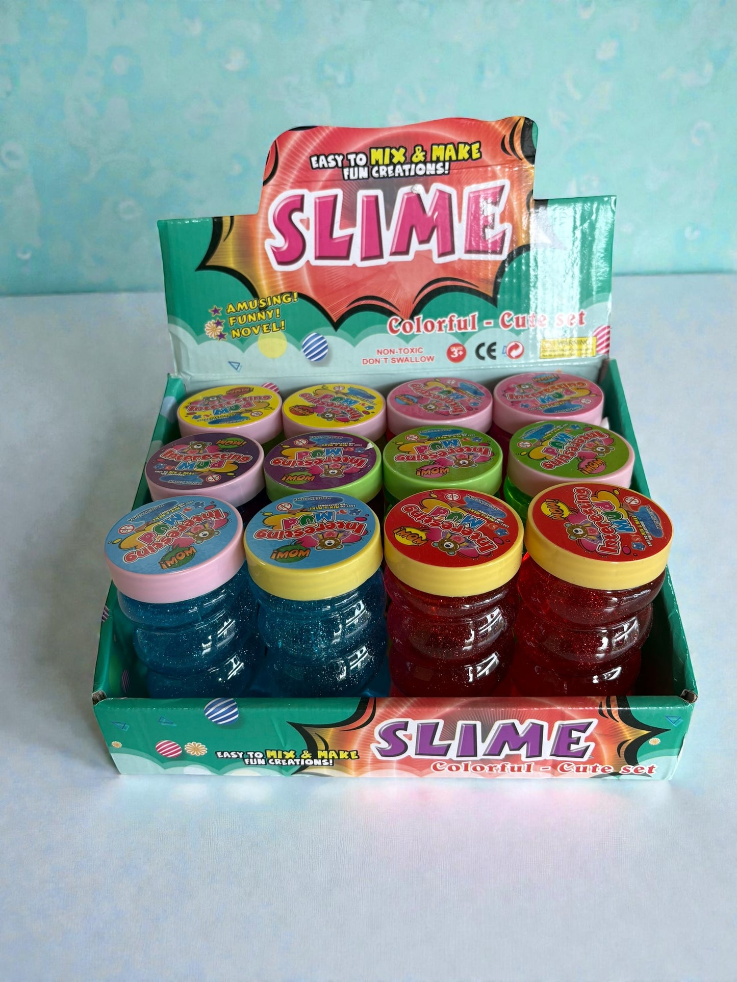 Sparkle Pop Glitter Slime – Colourful Play Tubs