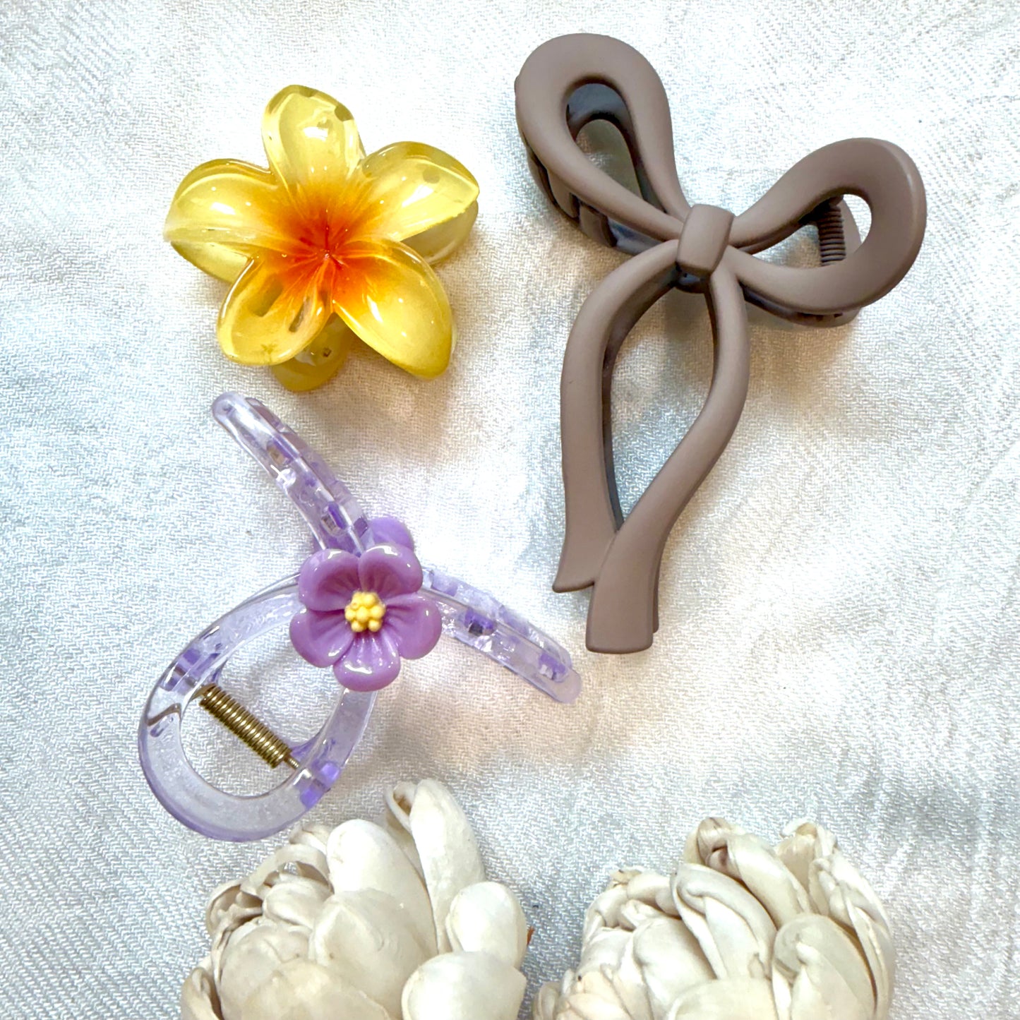 Aesthetic Hair Claw Clip - Combo (3 Pcs)