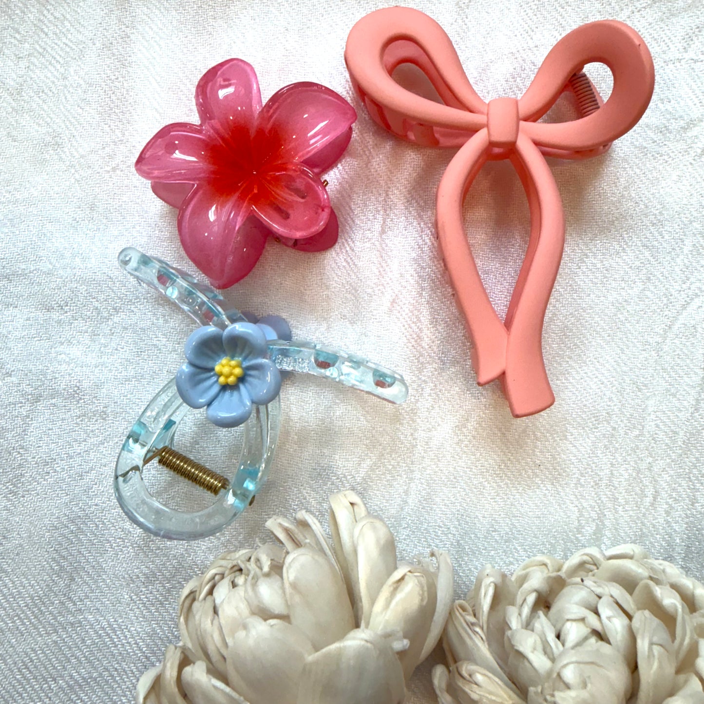 Aesthetic Hair Claw Clip - Combo (3 Pcs)