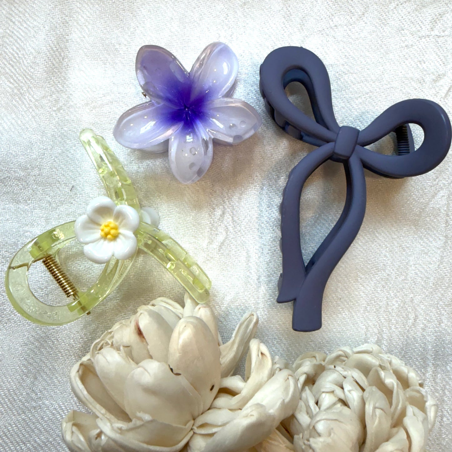 Aesthetic Hair Claw Clip - Combo (3 Pcs)