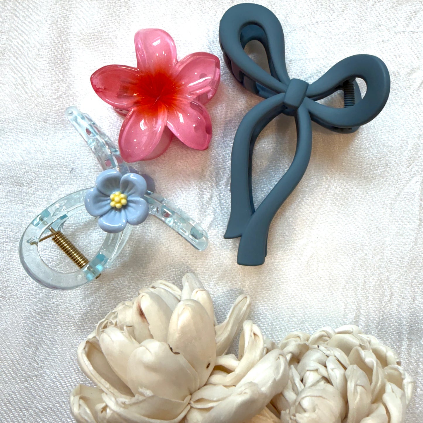 Aesthetic Hair Claw Clip - Combo (3 Pcs)