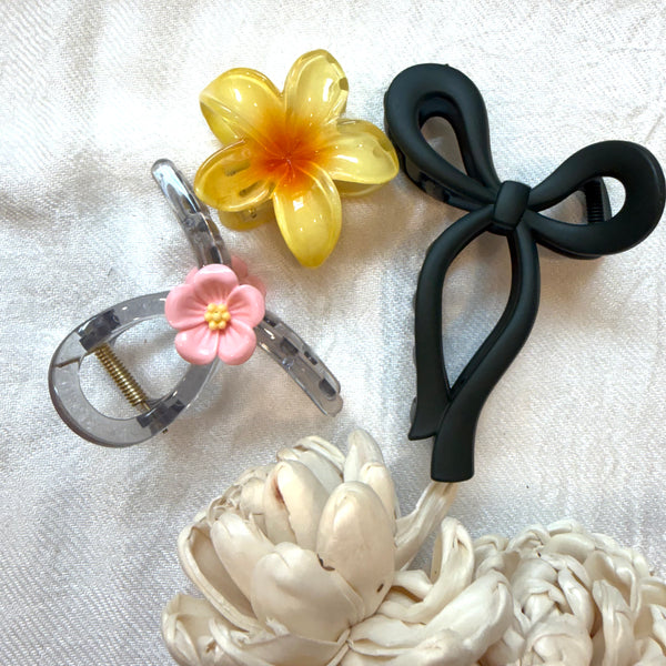 Aesthetic Hair Claw Clip - Combo (3 Pcs)