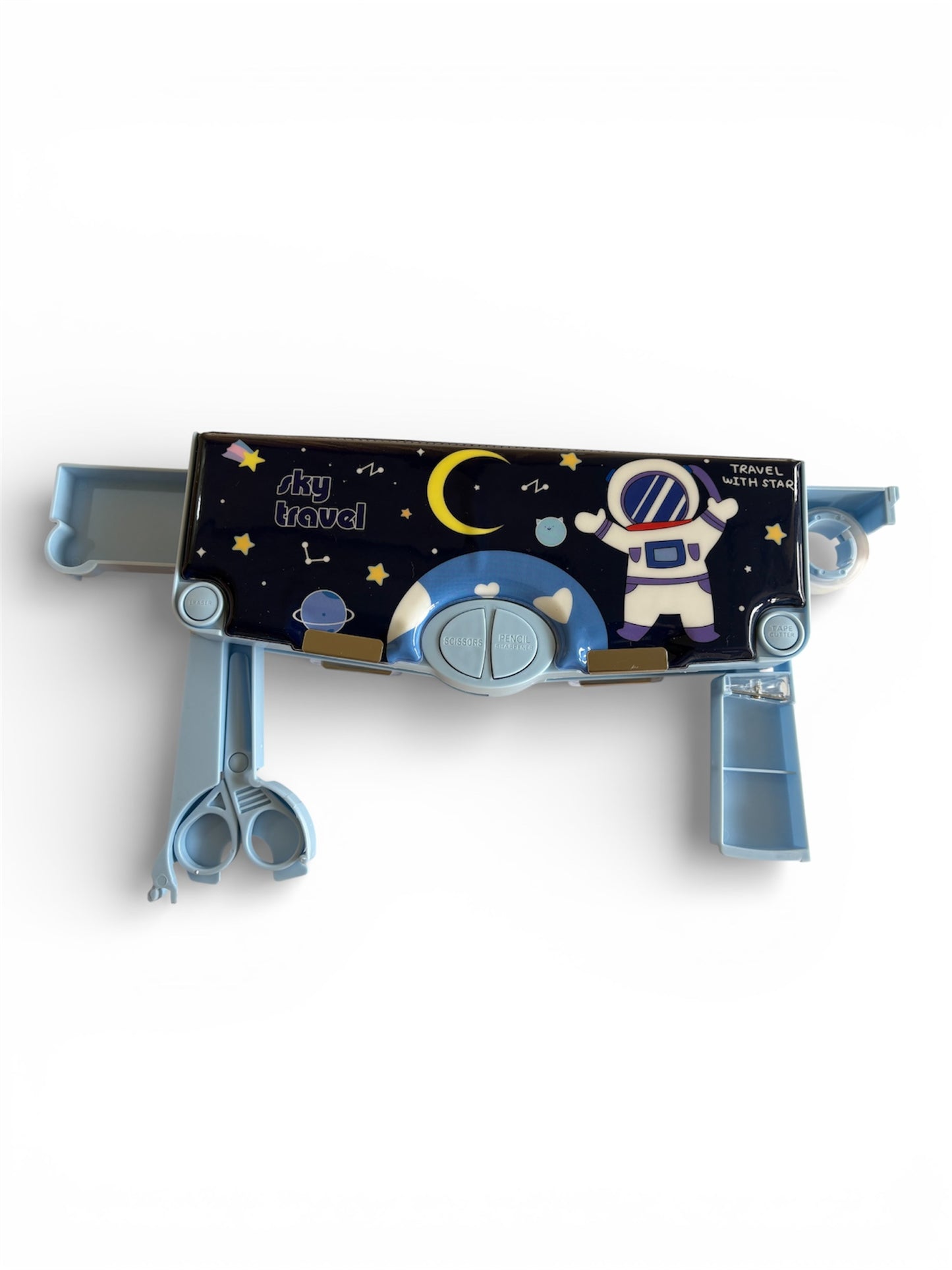 Sky Travel Astronaut Multifunction Pencil Box