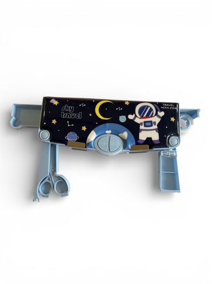 Sky Travel Astronaut Multifunction Pencil Box
