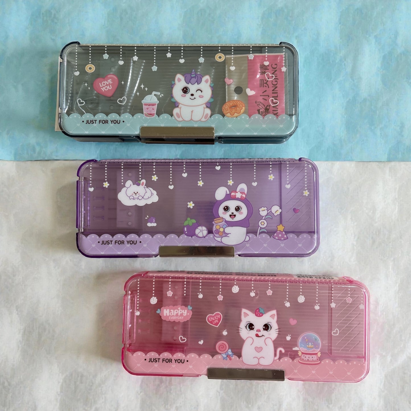 SweetCharm Pencil Box with Stand