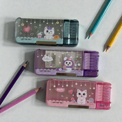 SweetCharm Pencil Box with Stand