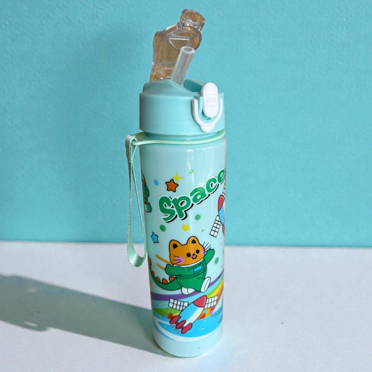 Cute Printed Kids Plastic Water Bottle – 500ml
