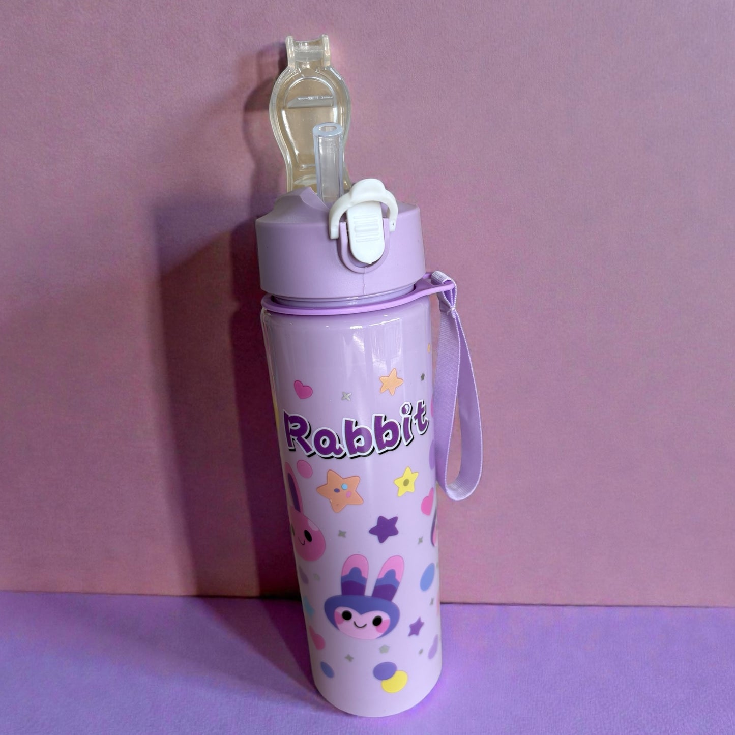 Cute Printed Kids Plastic Water Bottle – 500ml
